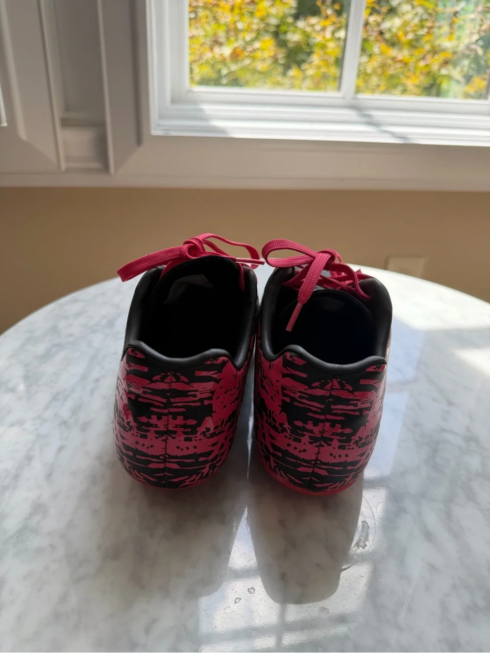 Soccer Girl’s Black and Pink Soccer Cleats